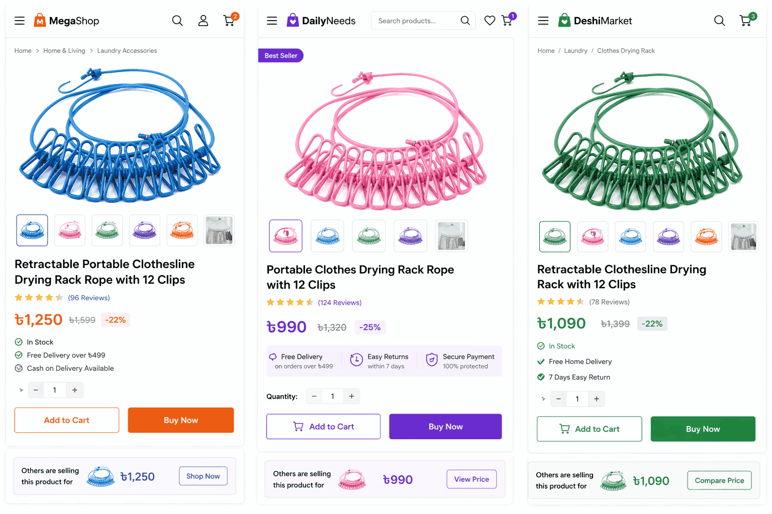 Competitor Price Comparison